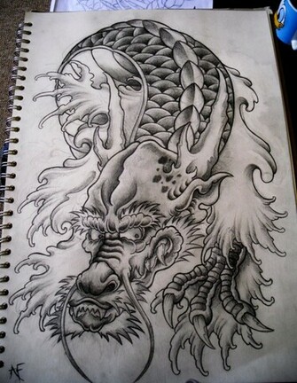 Japanese Dragon By Frosttattoo