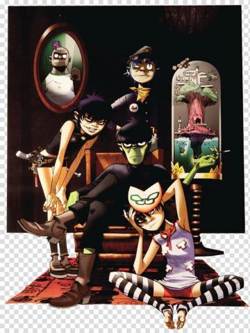Jamie Hewlett Gorillaz D Murdoc Niccals Noodle Gorilaz