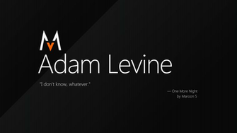 Maroon Adam Levine Wallpaper Widescreen With