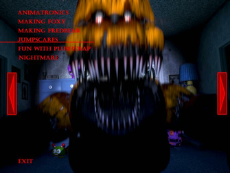 Fnaf4 Nightmare Fredbear Jumpscare By Kana The Drifter