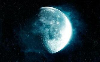 Black Background Fog Moon Stars Wallpaper And Image