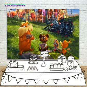 Lorax Dr Seuss Photography Background Animals Playing Cards The