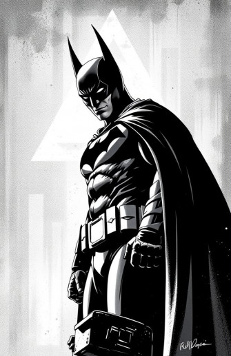Black And White Batman Wallpaper
