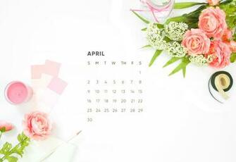 April Calendar Desktop Wallpaper