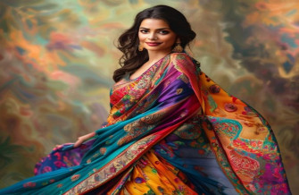 Saree Actress HD Wallpaper 1080p