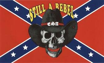 With Rebel Flag Confederate