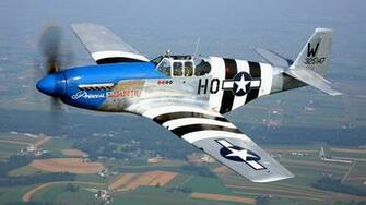 Aircraft Warbird P Mustang Wallpaper Background