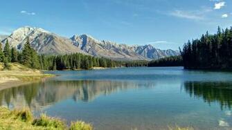 Beautiful Sunny Day At The Lake Wallpaper Nature