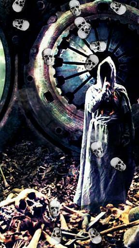 This Death Himself Aka In Spanish Santa Muerte Or Parca Live Wallpaper