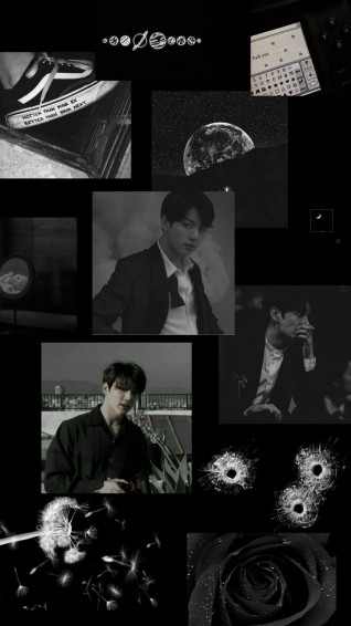 Jungkook Aesthetic Black