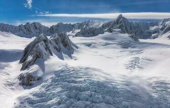 Wallpaper New Zealand Fox Glacier Southern Alps