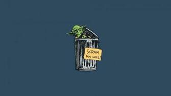 Abstract Star Wars Funny Trash Sesame Street Oscar The Grouch