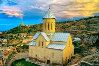 Image Georgia Tbilisi Temples Cities