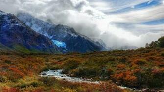 Stream Wallpaper Glacier Blue Background Desktop