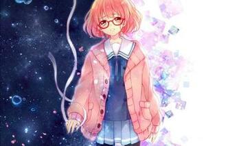Wallpaper Girl Anime Petals Tears Art Tape Kyoukai No Kanata