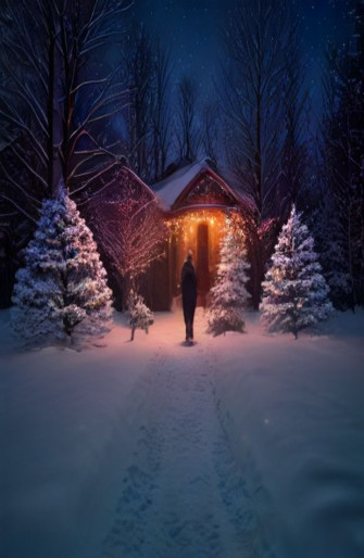 Blinking Christmas Lights Wallpaper