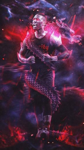 Damian Lillard Wallpaper Nba Basketball Art