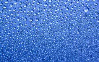 Blue Water Drops Wallpaper HD