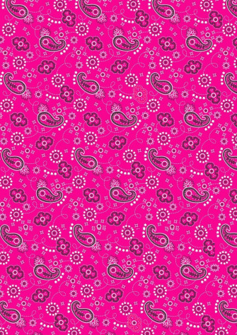 X Bandana Hot Pink Paisley Cowboy Cowgirl