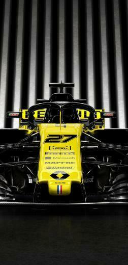 Renault R S Formula Racing Cars Yellow