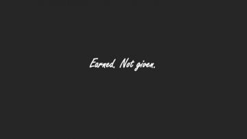 Dark Grey Computer Wallpaper With Nike Slogans About Hard Work