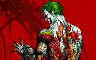 Dc Comics Batman The Joker Cartoonish Wallpaper