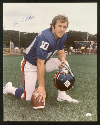Fran Tarkenton Signed Photo Football Autograph New York