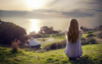 Lonely Girl HD Wallpaper