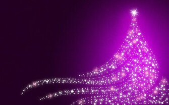 Sparkling Christmas Tree Wallpaper