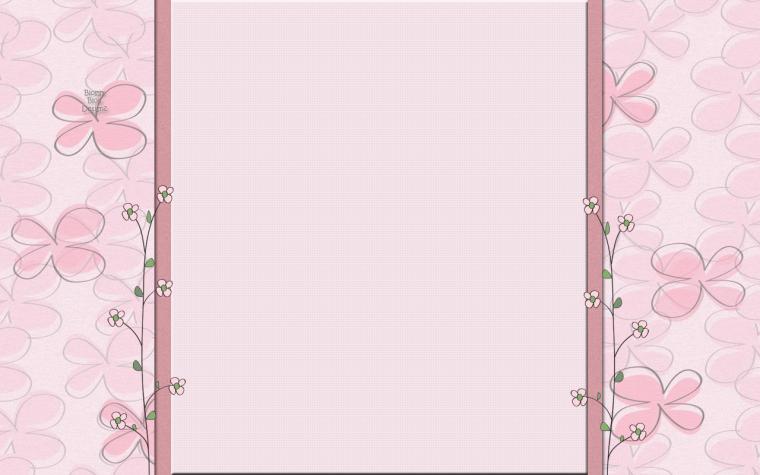 Pink Cute Flower Column Gy Designz Bies