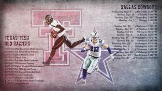 Tech Dallas Cowboys Schedule Wallpaper Relay