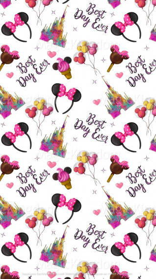 Disney Digital Paper Mouse Ears Minnie Magic Kingdom