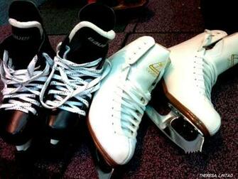 Ice Hockey Skates Wallpaper And Figure