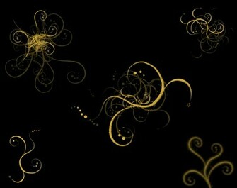 Frame Background Pump Assembly Sesa Wo Suban Black Gold Wallpaper
