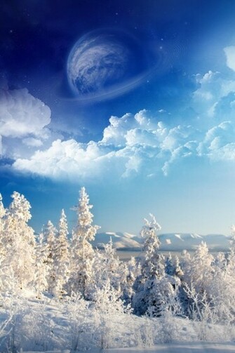 Winter Wonderland iPhone Wallpaper