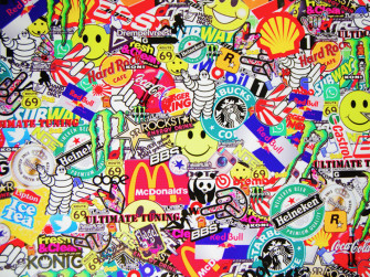 Sticker Bomb Wallpaper Man Made Hq Picture