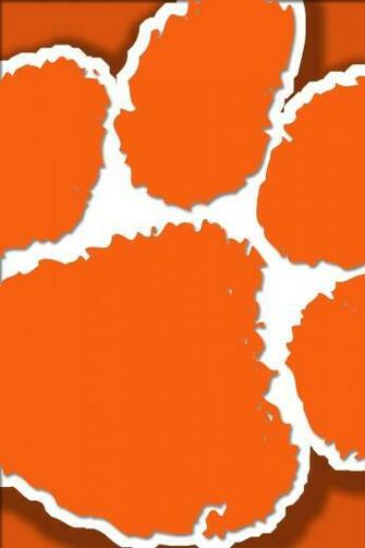 Clemson Paw iPhone 4s Wallpaper