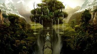 Elven Wallpaper Top Background