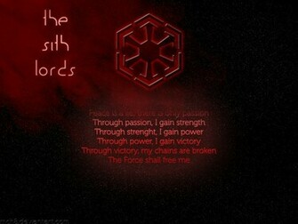 Sith Lord Wallpaper