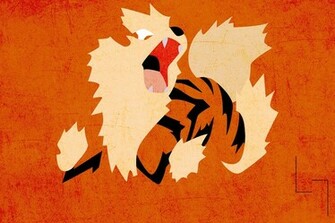Arcanine Wallpaper iPhone Art Print