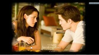 Kristen Stewart And Robert Pattinson Eating Wallpaper