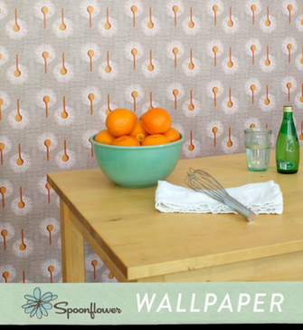 Spoonflower Wallpaper The Sweet Beast