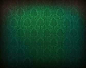 Green Patterns Damask 9hys