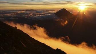 Sunrise Guatemala HD Wallpaper Jpg