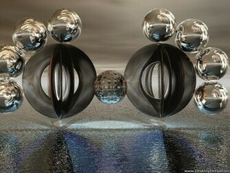 Home Desktop Wallpaper 3d Digital Art Background Metal