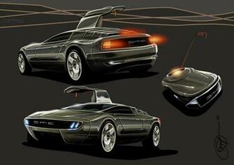 Concept Delorean Wallpaper Wallpoper
