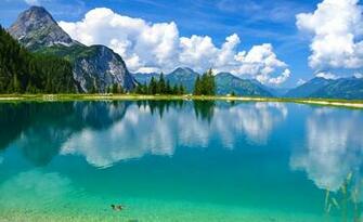 Ehrwald Austria Background HD Wallpaper