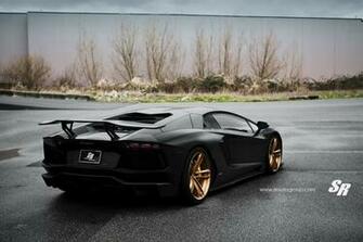 Black And Gold Lamborghini High Resolution Wallpaper