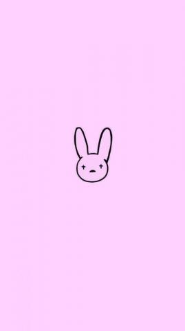 Bad Bunny Minimalist Ideas Wallpaper Drawing