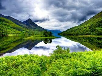 Summer Mountain And River Wallpaper